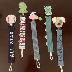 Mudpie pacifier clips